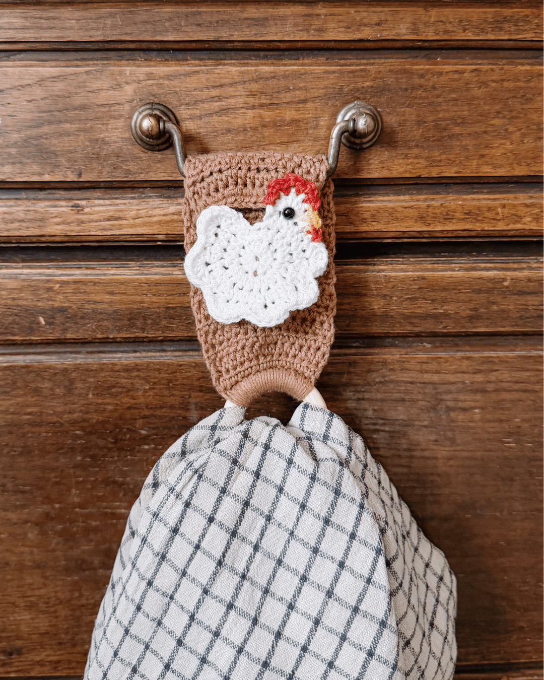 Porte-serviette poule - pièce unique