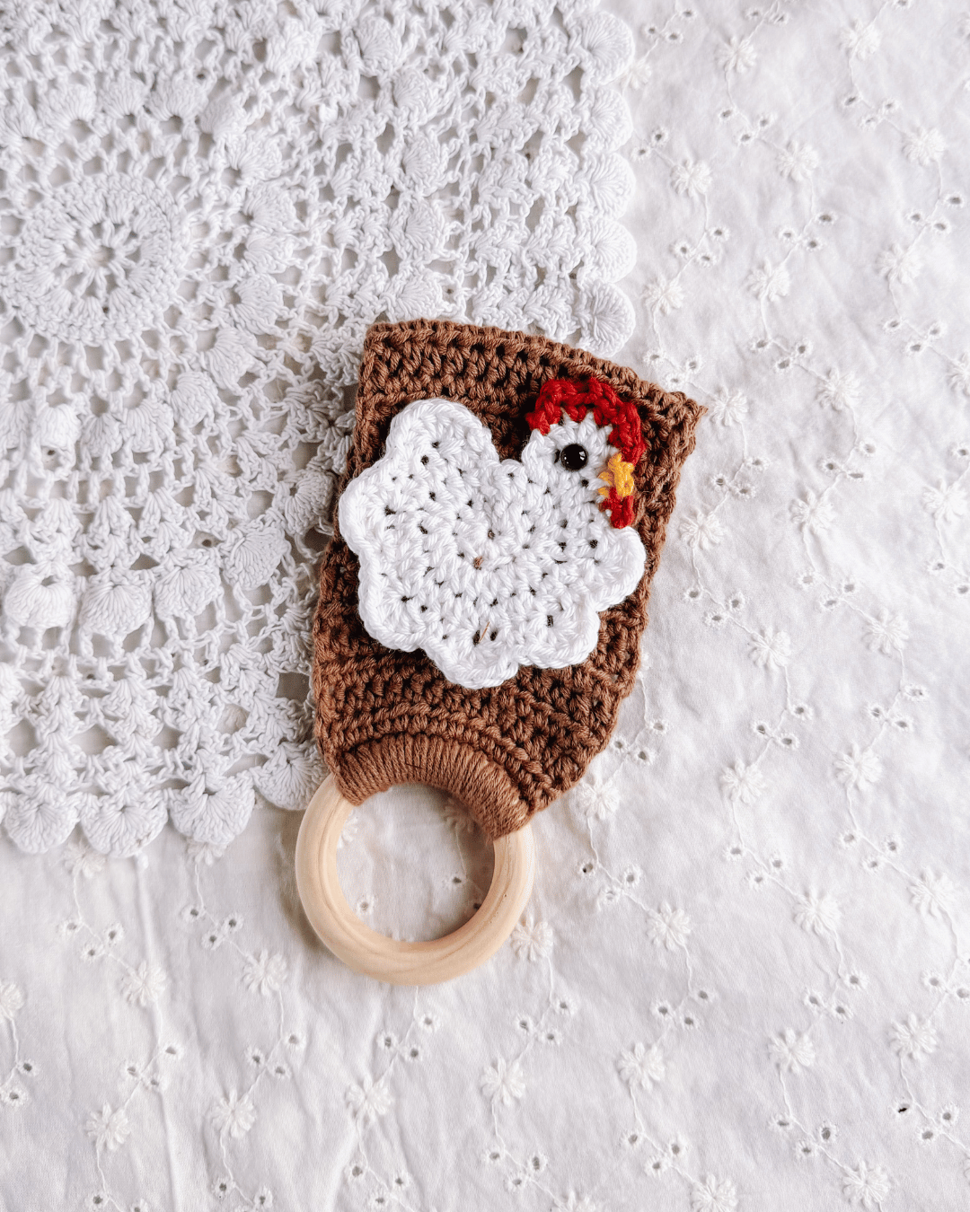 Porte-serviette poule - pièce unique