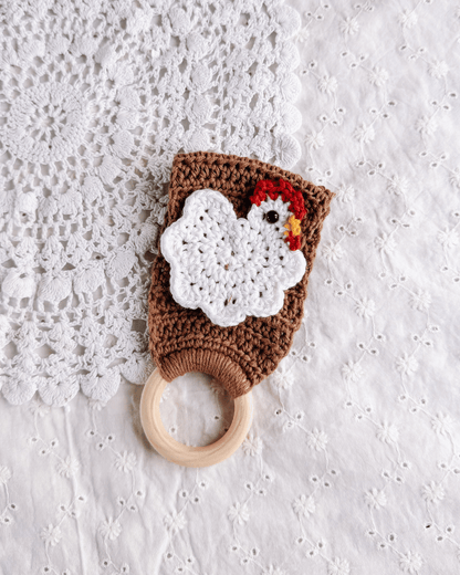 Porte-serviette poule - pièce unique